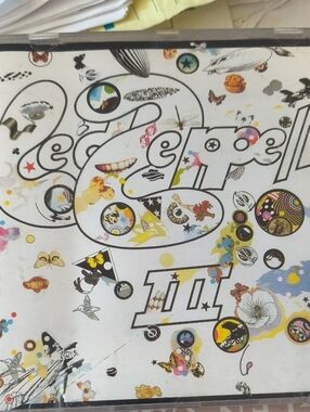 Led Zepplin 111 White Graphic CD